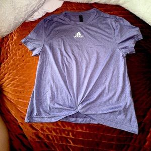 Adidas Knotted Front Athletic Shirt